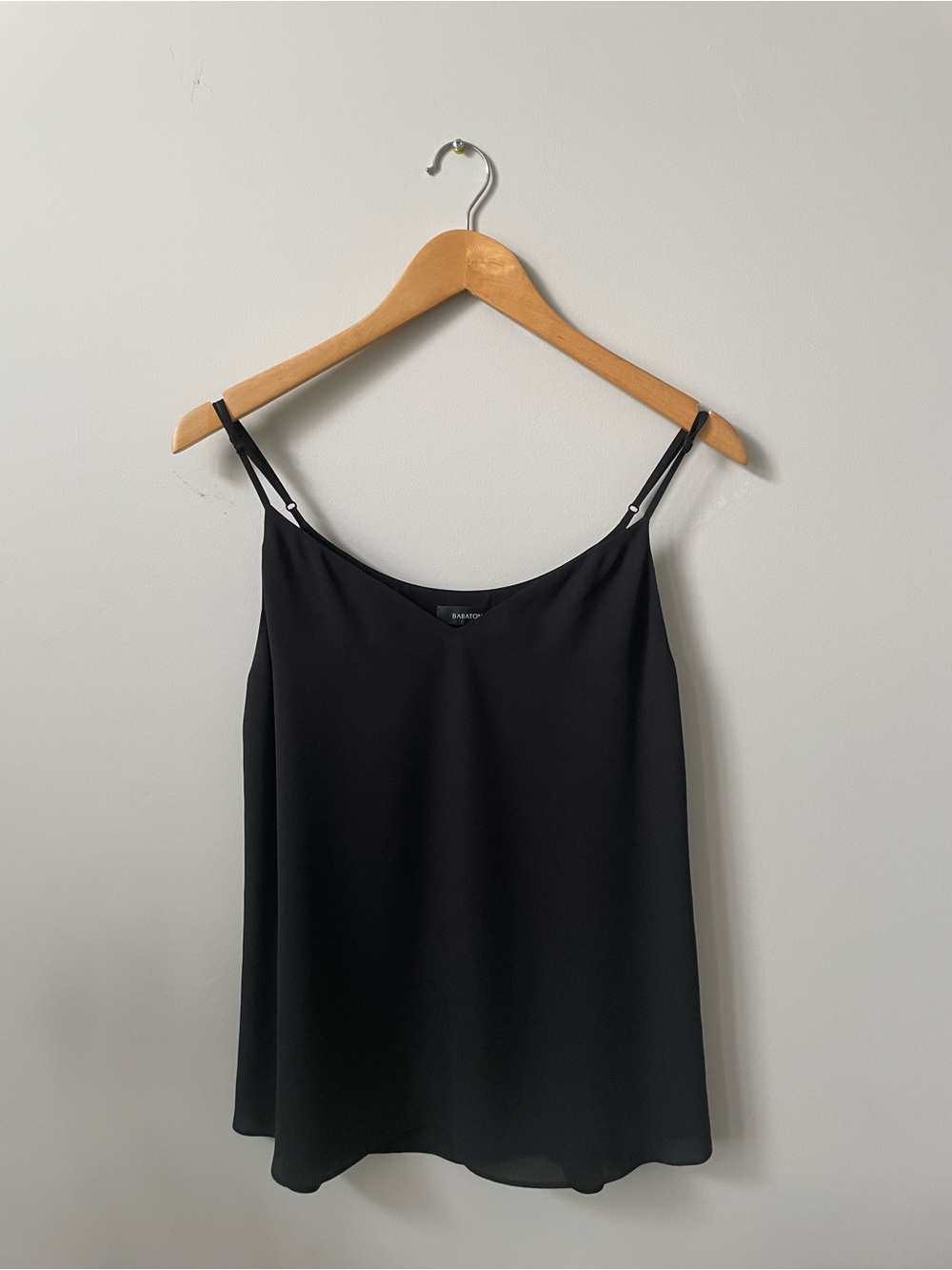Aritzia Babaton Black Chiffon Camisole • Women’s XS